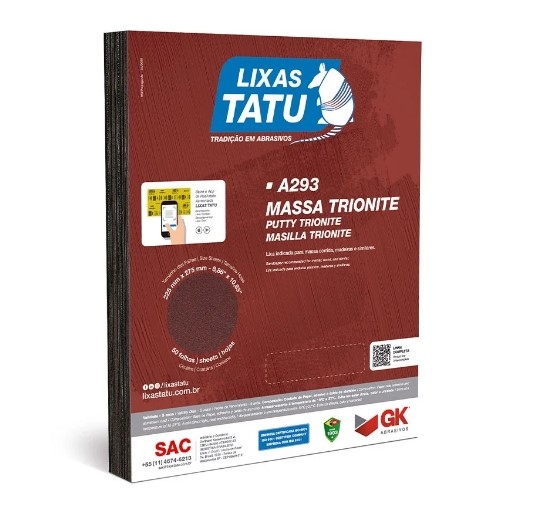 Lixa Massa TRIONITE - Marrom - TATU