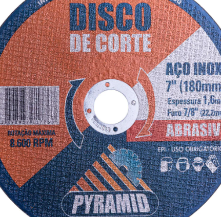 Disco de Corte Ferro/Inox 7 X 7/8 X 3/32 ...