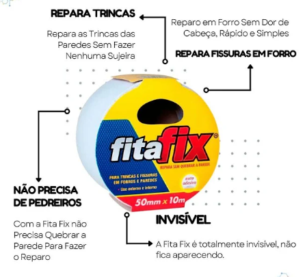 Fitafix Adesina Transparente 50mm x 10mts...