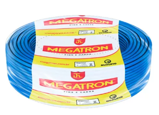 Cabo Flexível Azul 10mm x 750V - MEGATRON