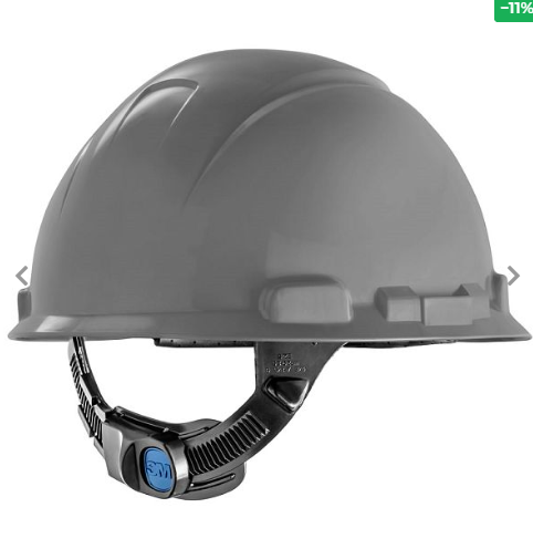 Capacete Ajuste Fácil H700 - Cinza - 3M