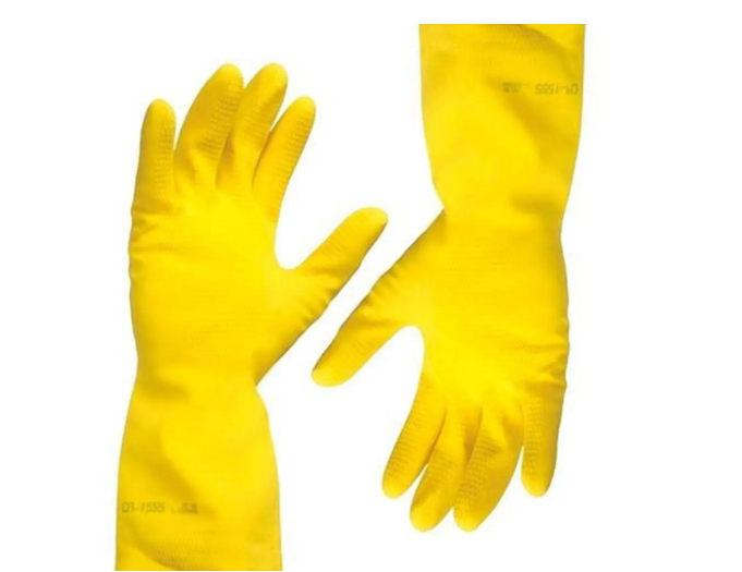 Luva Multiuso LATEX LIGHT - Amarelo - CA:...