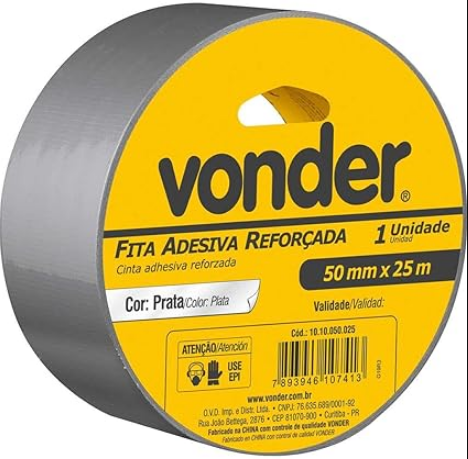 Fita Adesiva Silver Tape - 48mm X 50m - C...