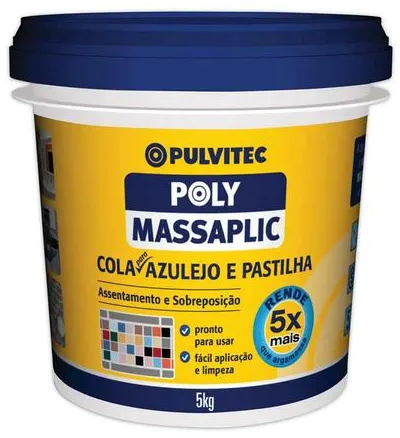 Cola P/ Azulejo e Pastilha Poly Massaplic...