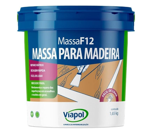 Massa F12 1,65 Kg COR: Branca - VIAPOL