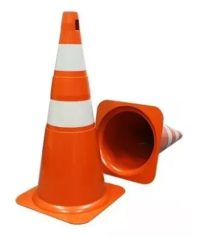 Cone P/ Sinalização Rigido Slim 75CM Cor:...