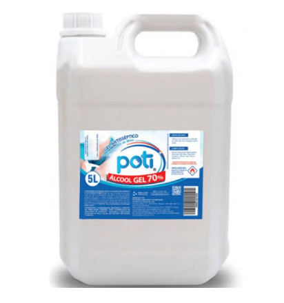 Alcool Gel 70% 5LT REF: 012561 -POTI