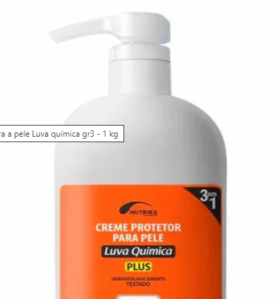 Creme Protetor P/ Pele - Luva Química (GR...