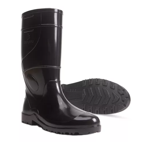 Bota de PVC Cano Longo Cor: Preta CA: 391...