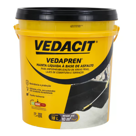 Vedapren Pro Manta Liquida De Asfalto 18L...