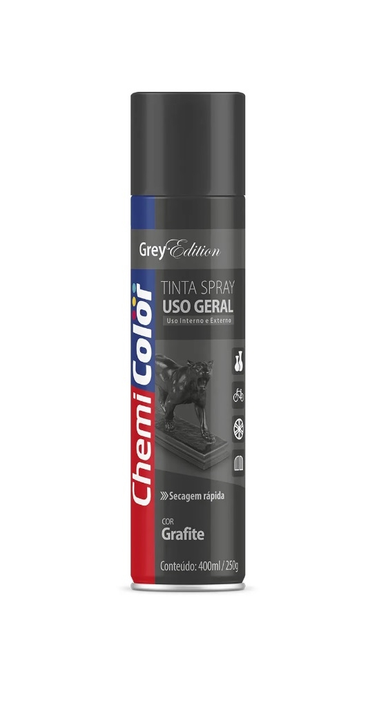 Tinta Spray Grafite Uso Geral 400 ML - CH...