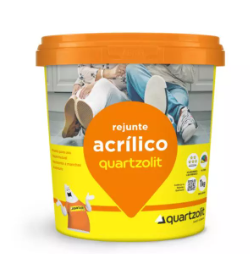 Rejunte Acrílico 1kg Cor: Branco - QUARTZ...