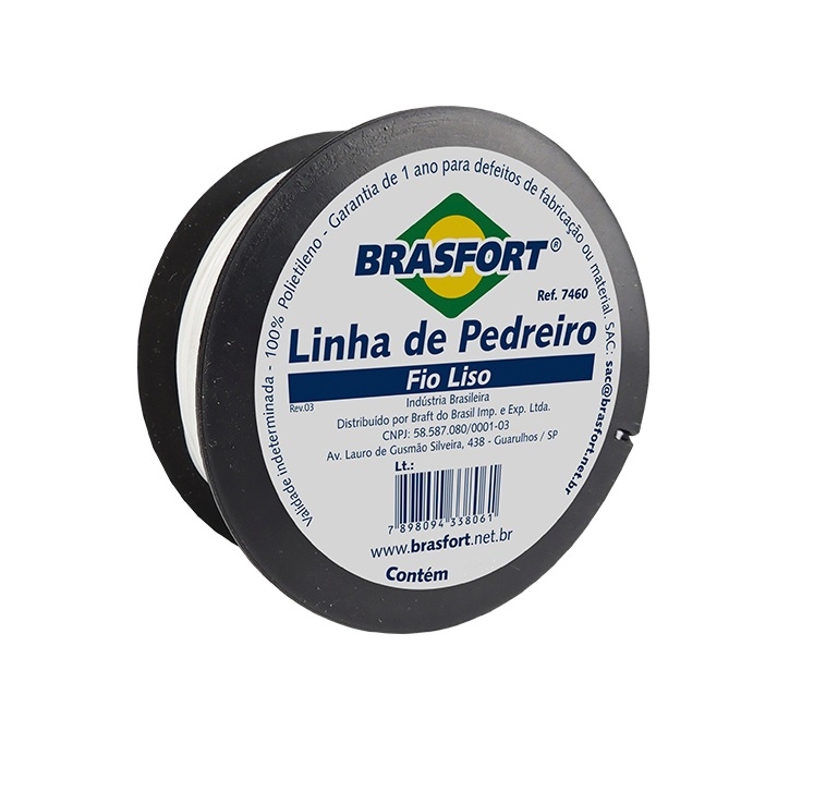 Linha De Pedreiro - Branco - 100m - BRASFORT