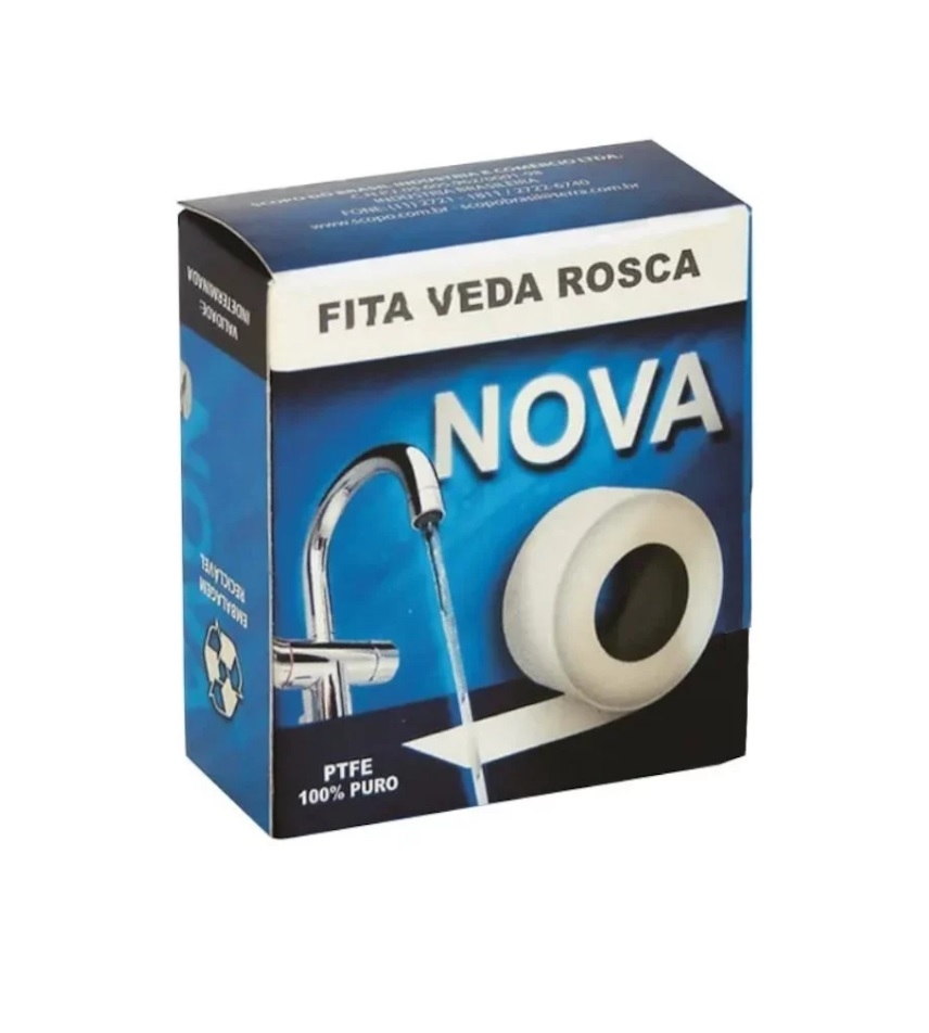 Fita Veda Rosca 18 x 25 Metros - NOVA