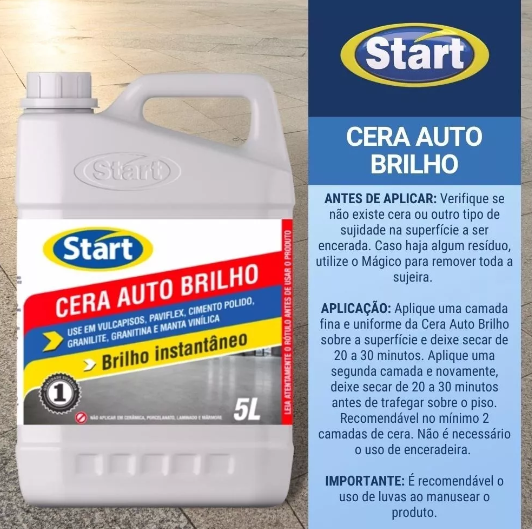 Cera Auto Brilho 5 Litros - START