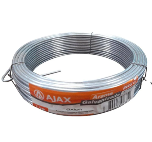 Arame Galvanizado BWG N° 16 - 1,65mm - 1K...