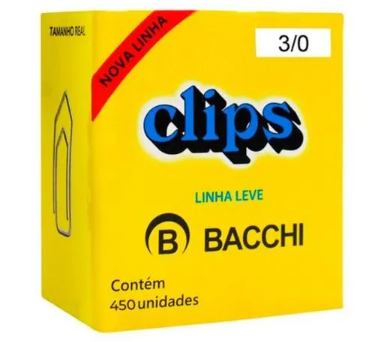 Clips de Papel Galvanizado (450 Unidades)...