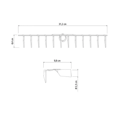 Ancinho 12 Dentes - S/ Cabo - REF: 77110/...