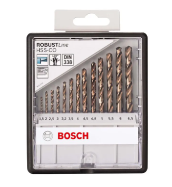 Jogo De Broca Metal HSS-Co Robust Line 1,...