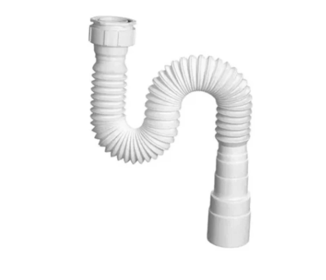 Sifão Sanfonado PVC Universal Cor: Branco...