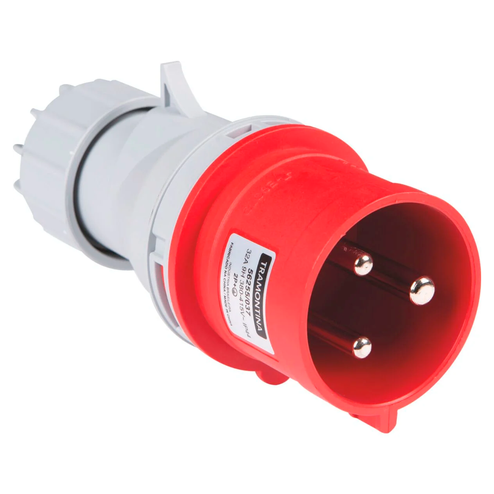 Plug 2P+T+N 415V/32A/6H Vermelho 56255039...