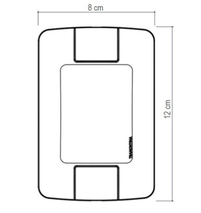 Placa Retangular 1 Posto Horizontal Mod. ...