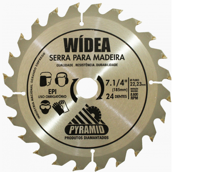 Serra Circular WIDEA 7.1/4 - 185 X 20  X ...