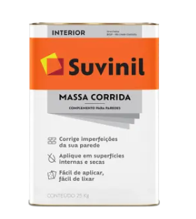 Massa Corrida - Branca - 25KG - SUVINIL