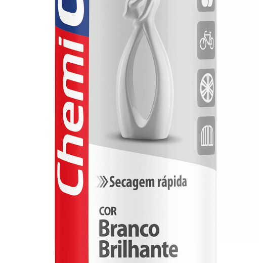 Tinta Spray Uso Gegral 400ml Branco Brilh...