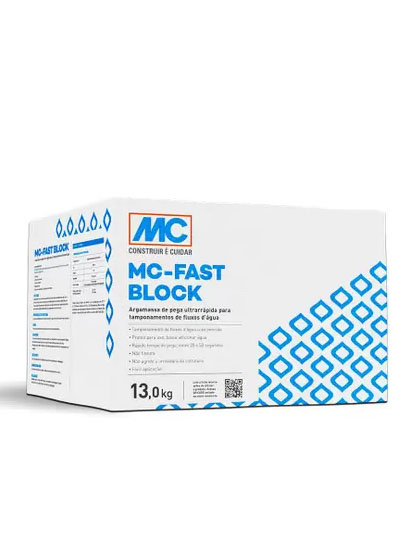 Argamassa Mc Fast Block 13kg - MC BAUCHEMIE