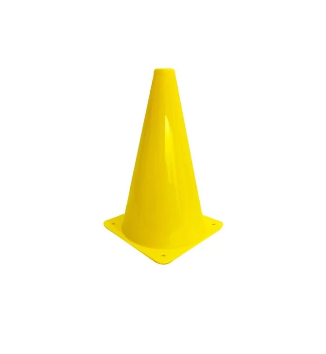 Cone PVC Esportivo 20CM Amarelo - EPI360