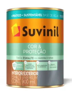 Tinta Esmalte A Base De Água 3,6 L - Verm...