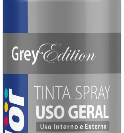 Tinta Spray Cinza Claro Uso Geral 400 ML ...