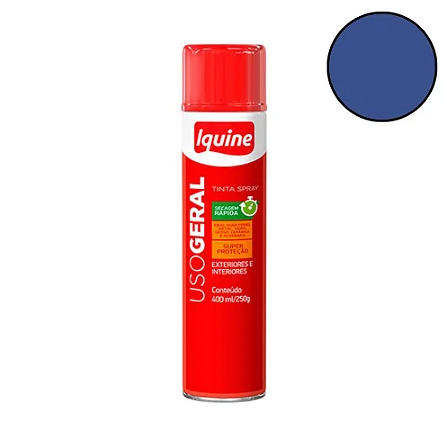 Tinta Spray AZUL Escuro Uso Geral 400ml A...