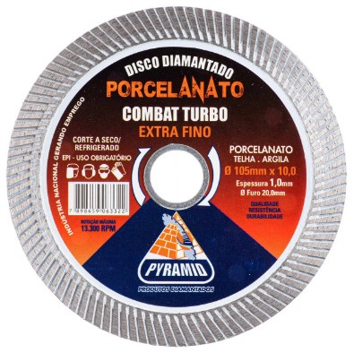 Disco Diamantado Porcelanato (COMBAT TURB...