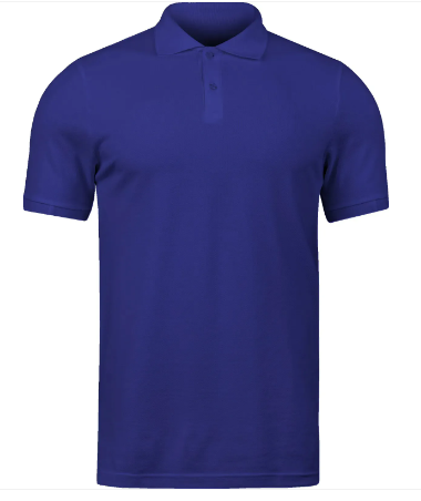 Camisa Polo Baby Look - Azul - MARLUVAS