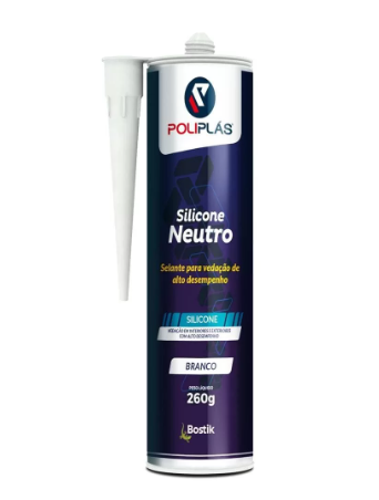 Silicone Neutro Uso Geral Cor: Branco 260...